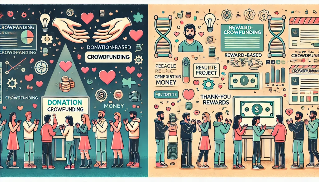 crowdfunding donation e reward based