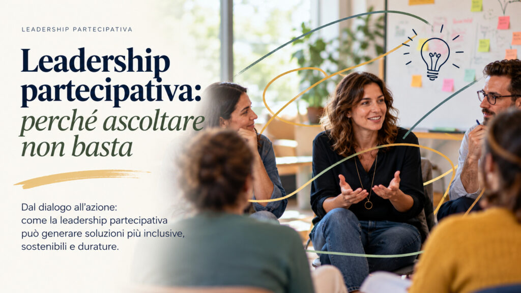 Leadership partecipativa: perché ascoltare non basta
